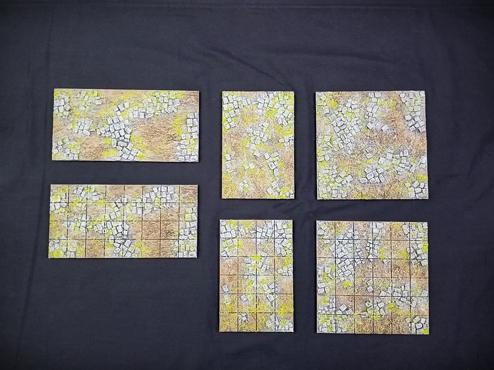 Rough Stone Scatter Tiles - Adapter Tiles